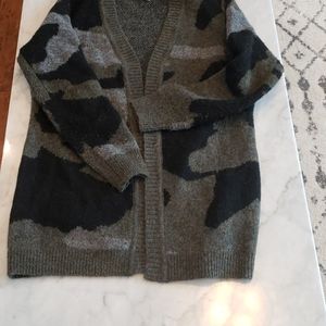 Camo cardigan